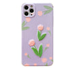 tulip embroidery iphone case boogzel apparel