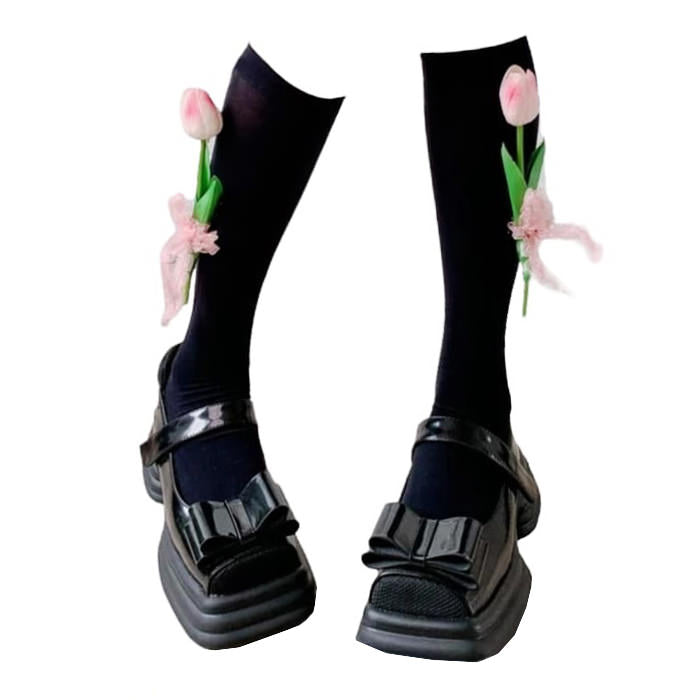flower tube socks boogzel apparel