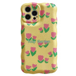 yellow floral iphone case boogzel apparel
