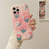 pink flower iphone case boogzel apparel