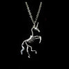 Unicorn Skeleton Pendant Necklace