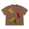 Aesthetic t-shirt with a detailed graphic of Venus Flytrap - graphic t-shirts- boogzel clothing