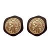 vintage aesthetic coin earrings boogzel clothing