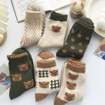 bear embroidery socks boogzel apparel