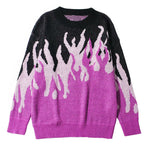 flame knit sweater boogzel apparel