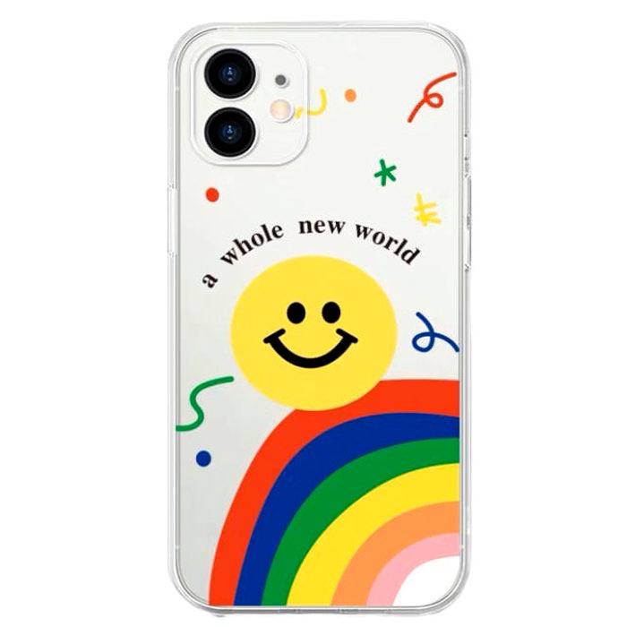 smiley rainbow iphone case boogzel apparel