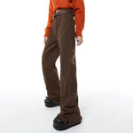 brown cowboy Wild West Flare Jeans boogzel apparel