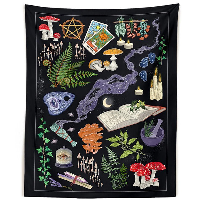Witch Wall Tapestry boogzel apparel