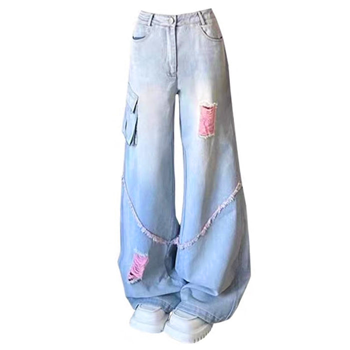 y2k aesthetic wide leg jeans boogzel clothing 