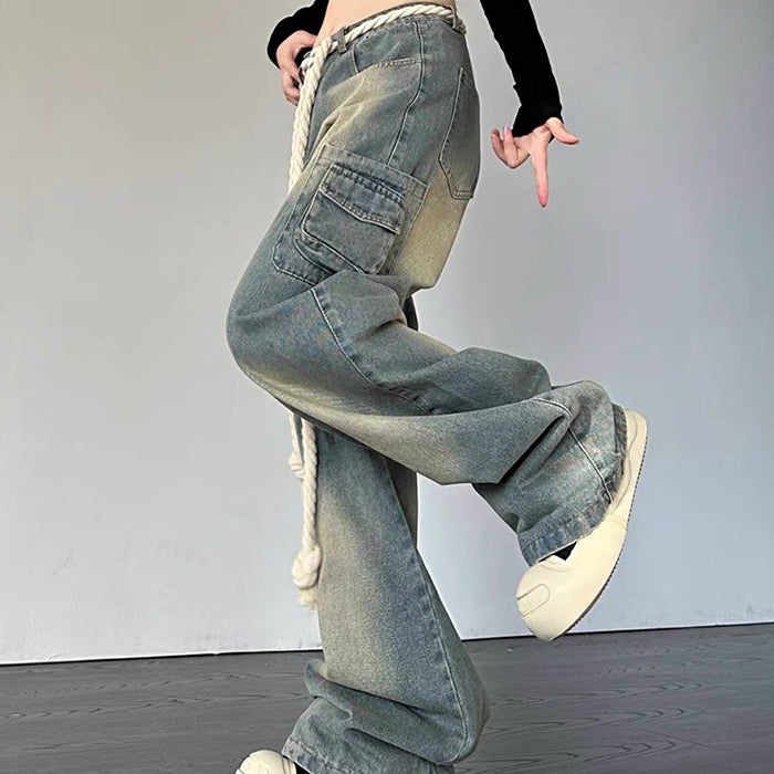 Y2K Aesthetic Star Jeans