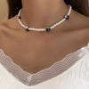 ying yang pearl necklace boogzel apparel