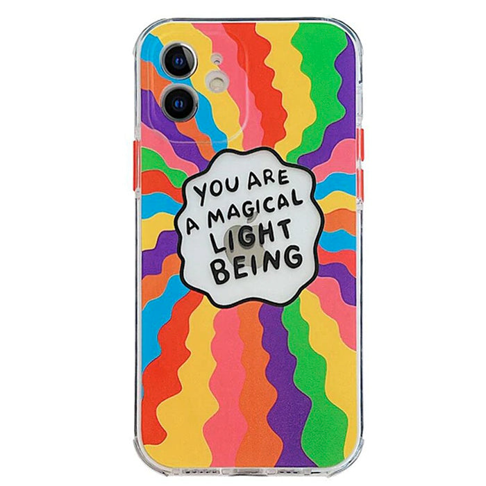 colorful painting phone case boogzel apparel