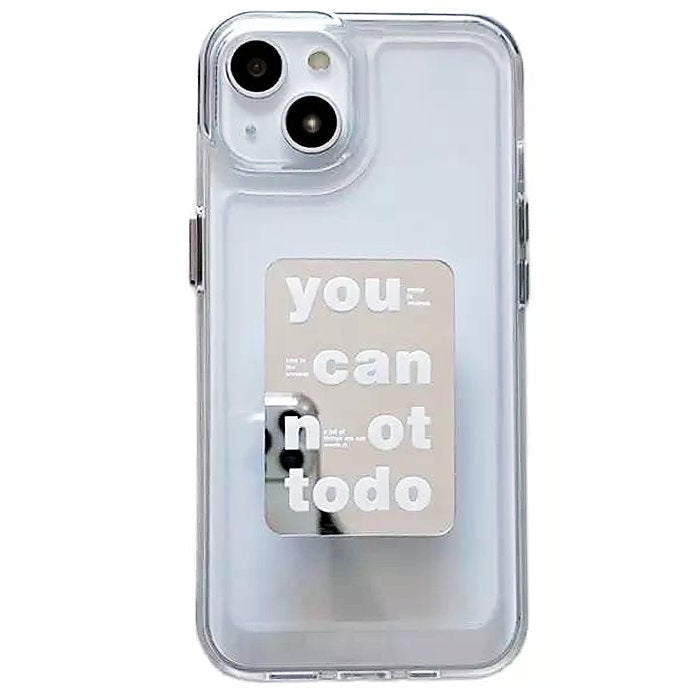 letter mirror iphone case boogzel apparel