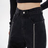 zip up grunge jeans boogzel apparel