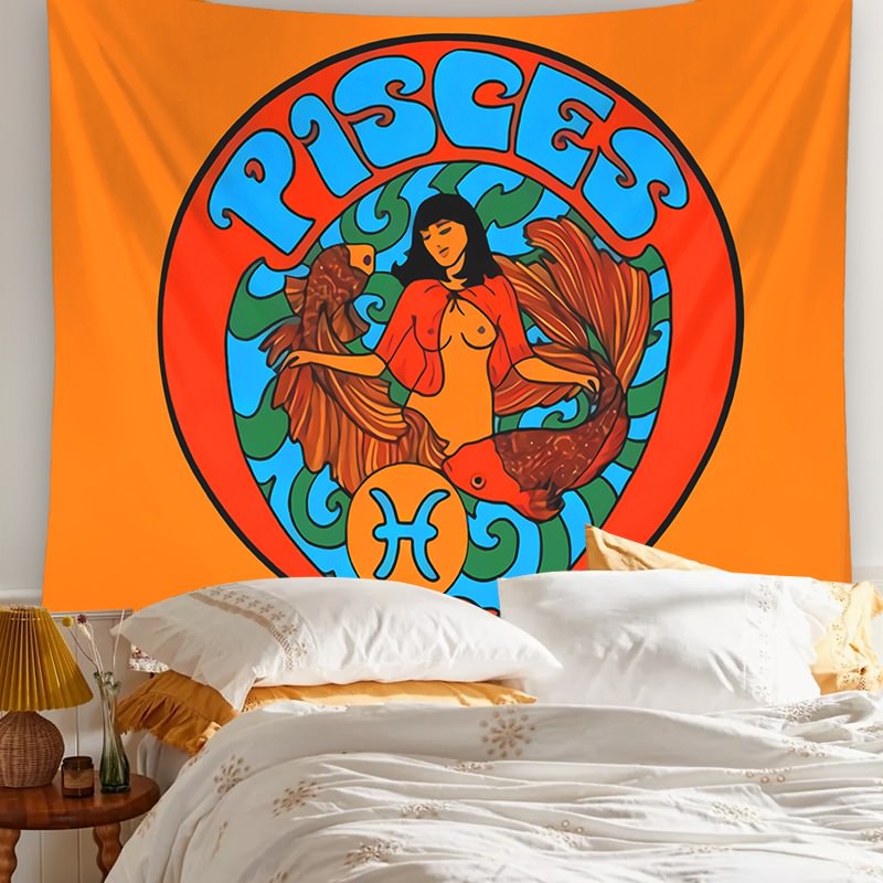 pisces Wall Tapestry boogzel apparel