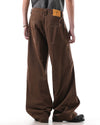 aesthetic brown baggy pants boogzel clothing