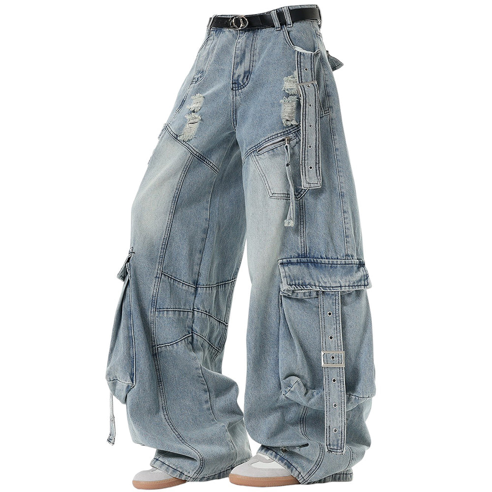 aesthetic cargo jeans boogzel clothing