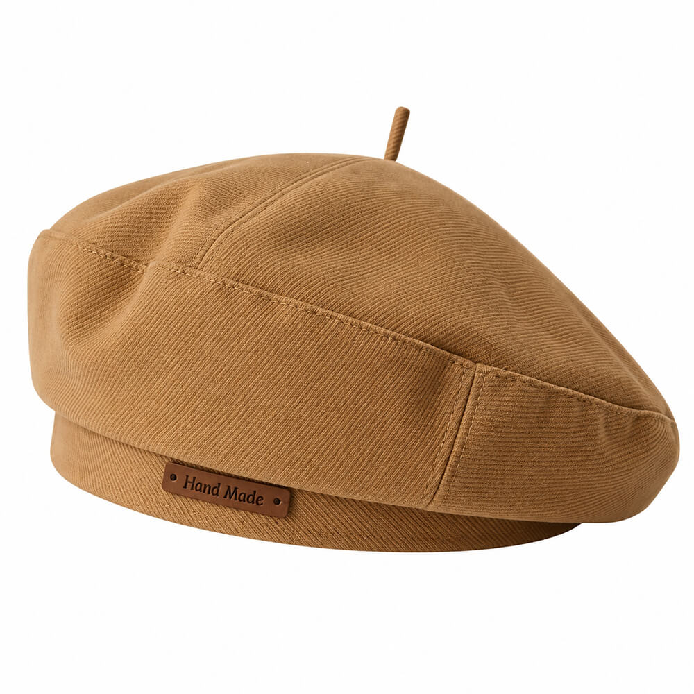 aesthetic corduroy beret hat boogzel clothing