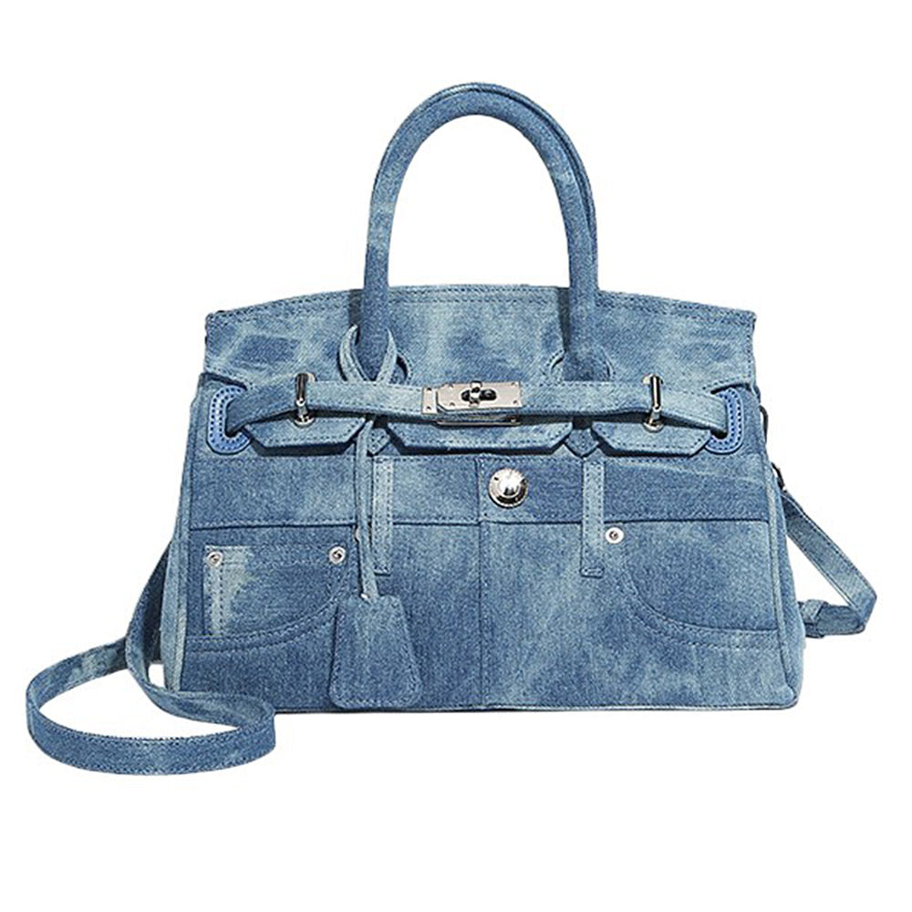 aesthetic denim handbag boogzel clothing
