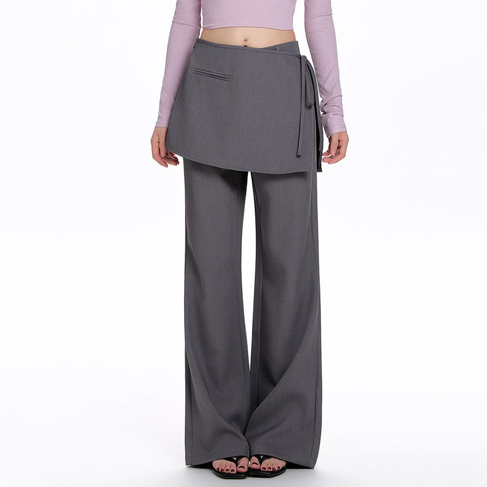 aesthetic layered skirt pants boogzel clothing
