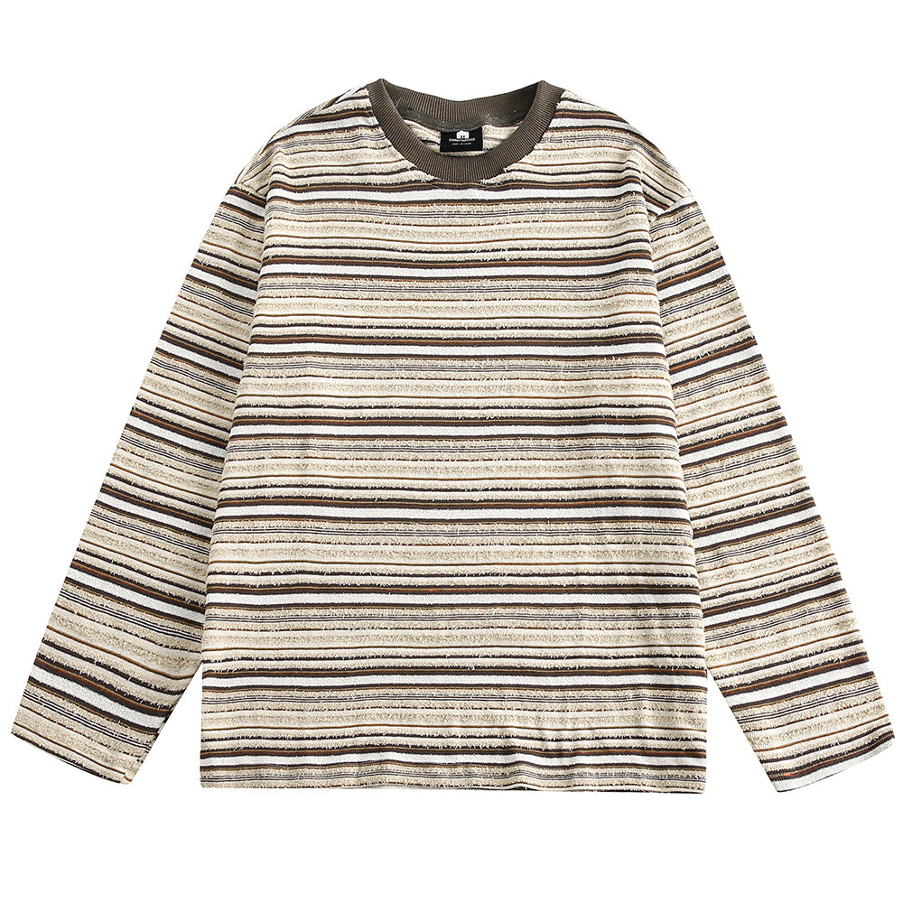 aesthetic long sleeve striped tee boogzel clothing
