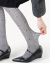 aesthetic polka dot knit tights boogzel clothing