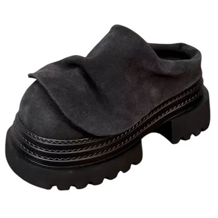 aesthetic slip on chunky mules boogzel clothing