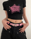  Star Aesthetic Buckle Belt - Boogzel Clothing