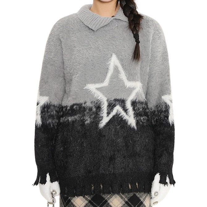 aesthetic-star-sweater boogzel clothing