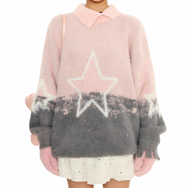 aesthetic-star-sweater boogzel clothing