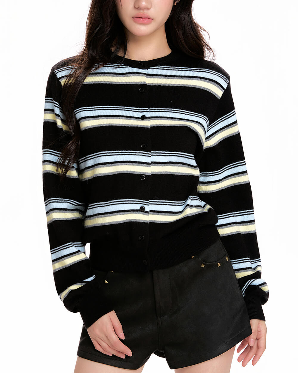 aesthetic striped cardigan boogzel clothing