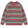 red and green striped sweater boogze clothing