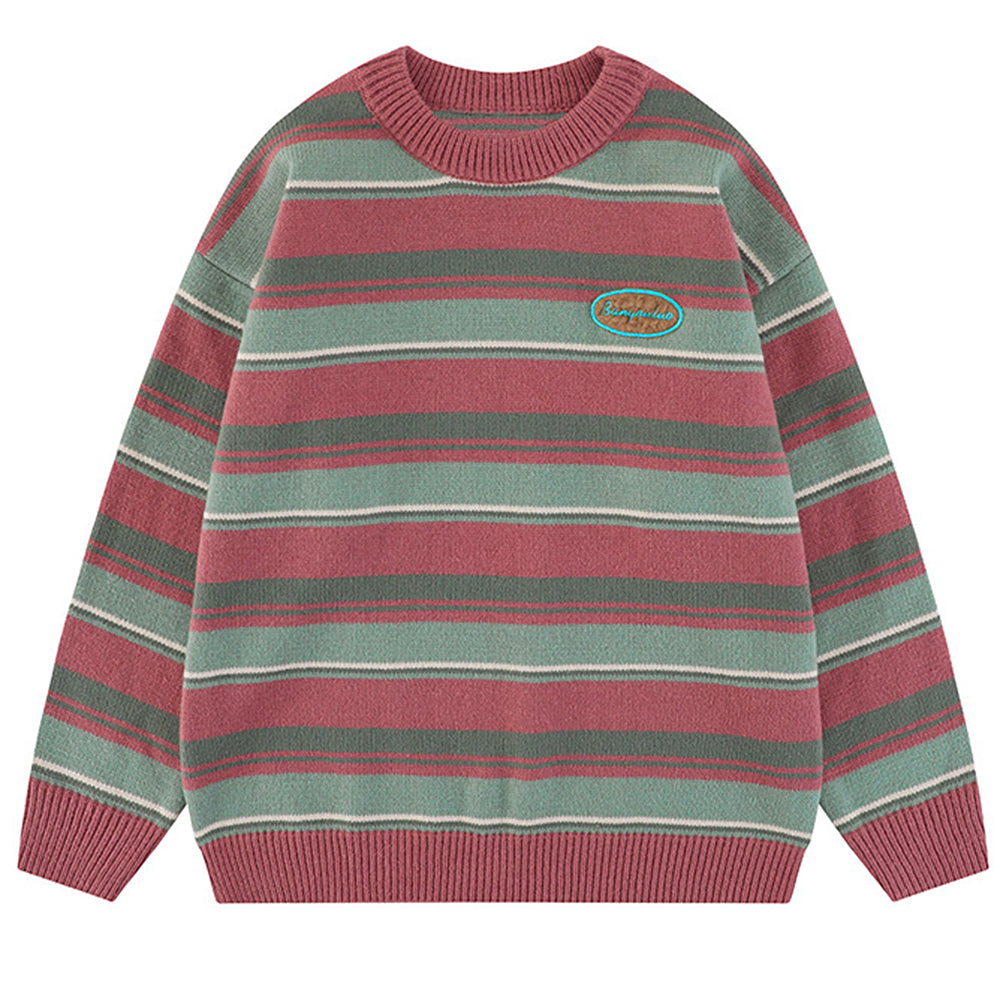 aesthetic striped sweater boogze clothing