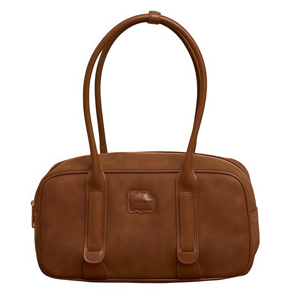 aesthetic suede bowling bag boogzel clothing