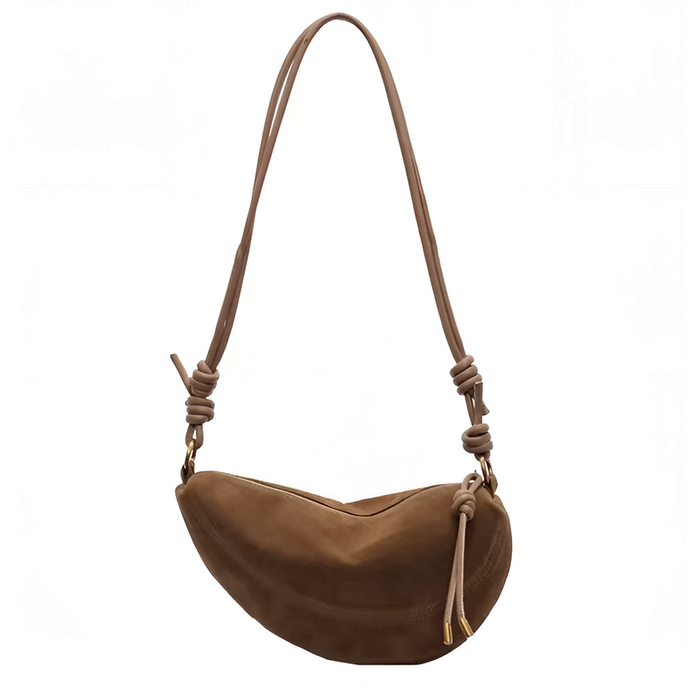 aesthetic suede hobo bag boogzel clothing