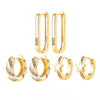 aesthetic 3 pairs earring set boogzel clothing