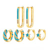 aesthetic 3 pairs earring set boogzel clothing