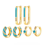 aesthetic 3 pairs earring set boogzel clothing