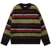 aesthetic green striped sweater boogzel clothing