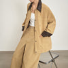 aesthetic beige denim pants and jacket set boogzel clothing