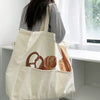 aesthetic bread print tote bag boogzel clothing