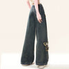 aesthetic butterfly flared jeans boogzel clothing