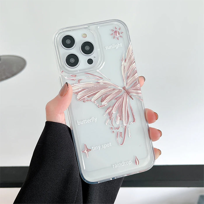 aesthetic butterfly iphone case boogzel clothing