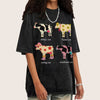 aesthetic cow graphic t-shirt boogzel clothing