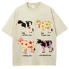 aesthetic cow graphic t-shirt boogzel clothing