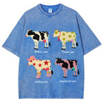 aesthetic cow graphic t-shirt boogzel clothing