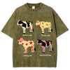 aesthetic cow graphic t-shirt boogzel clothing