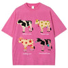 aesthetic cow graphic t-shirt boogzel clothing