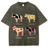 aesthetic cow graphic t-shirt boogzel clothing