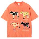 aesthetic cow graphic t-shirt boogzel clothing